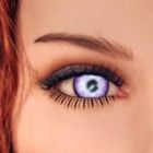 lila Augen