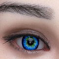blaugrün Augen